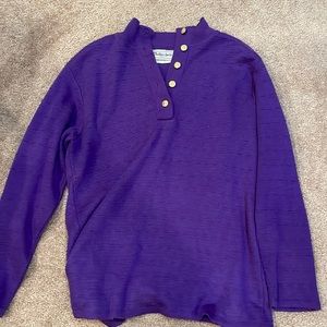 Vintage people sweater button up size medium